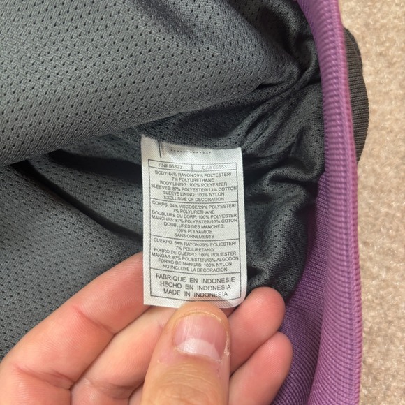 Nike Blue Ribbon Sports Pinstriped Gray Full Zip Jacket Men's Size XL EUC - Picture 3 of 9